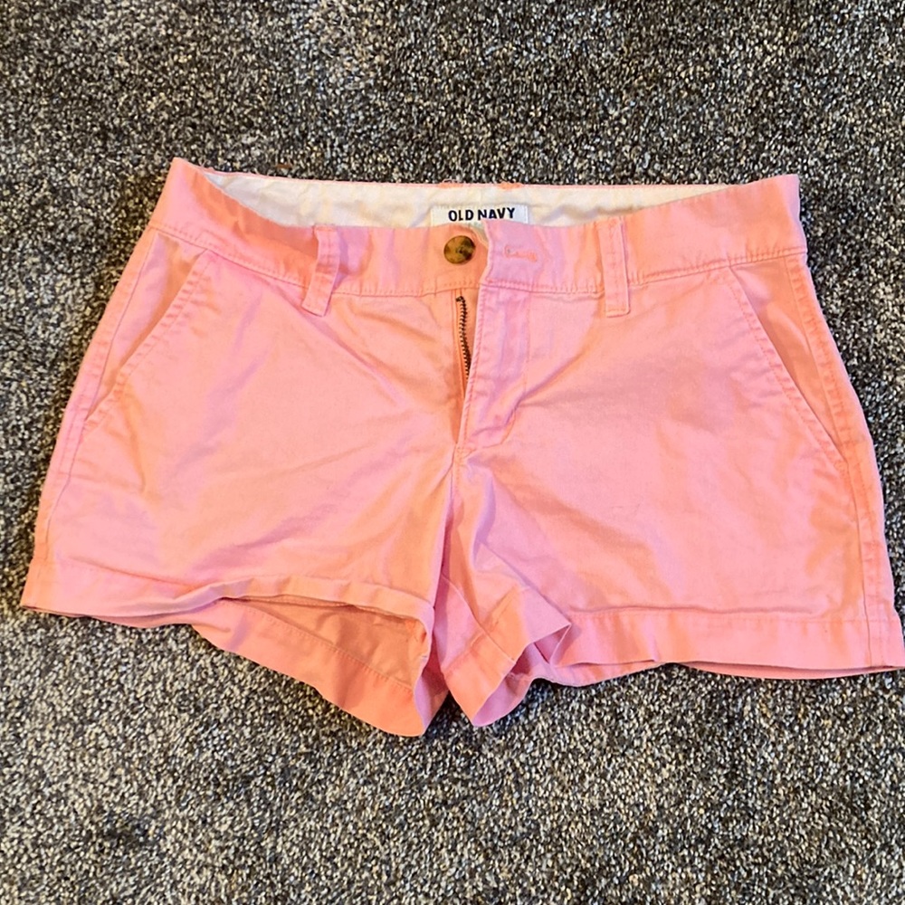 Pale pink shorts